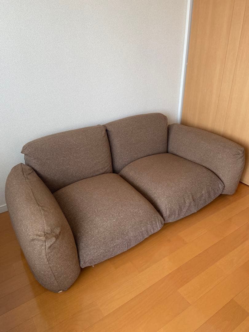 太郎と花子さま専用　arflex マレンコ ソファ 2シーター　ブラウン