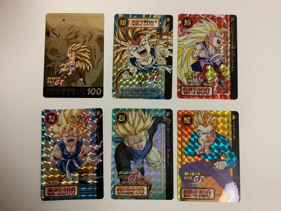 ドラゴンボールカードダスGT 6枚セット　本弾