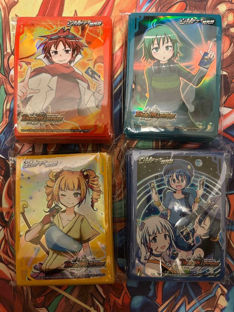 デュエマ　DMデッキ開発部　スリーブ　60枚4種セット