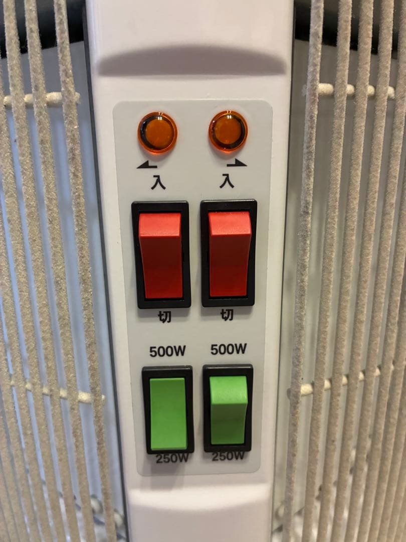 夢暖望　アールシーエス(RCS) 暖話室1000型 (ホワイト) 電気ヒーター