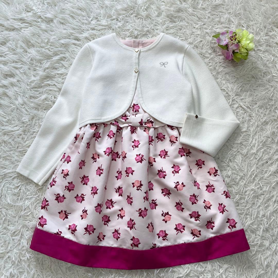 美品✨ケイトスペード　120 フォーマルセットアップ　ワンピース　ボレロ 入学式