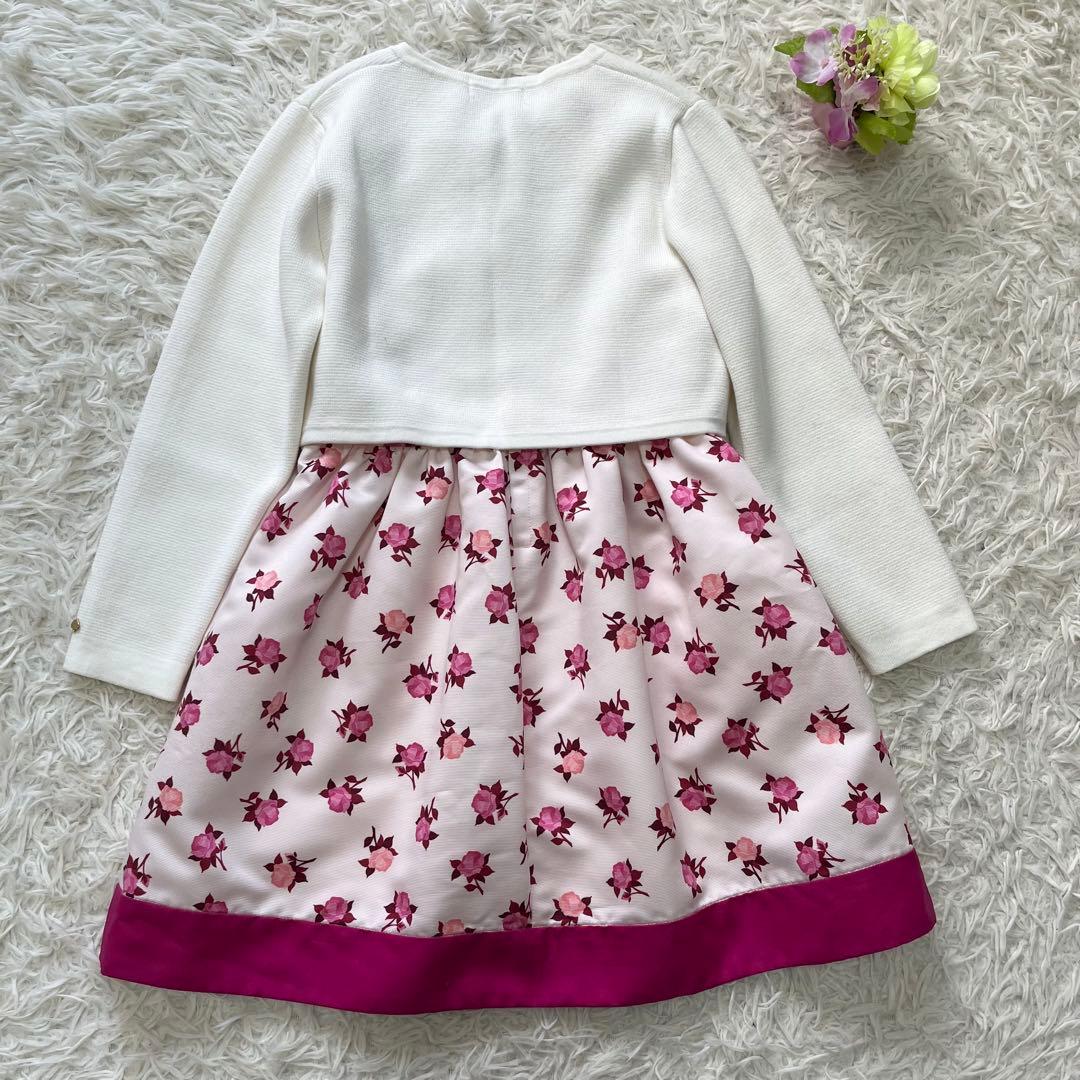 美品✨ケイトスペード　120 フォーマルセットアップ　ワンピース　ボレロ 入学式