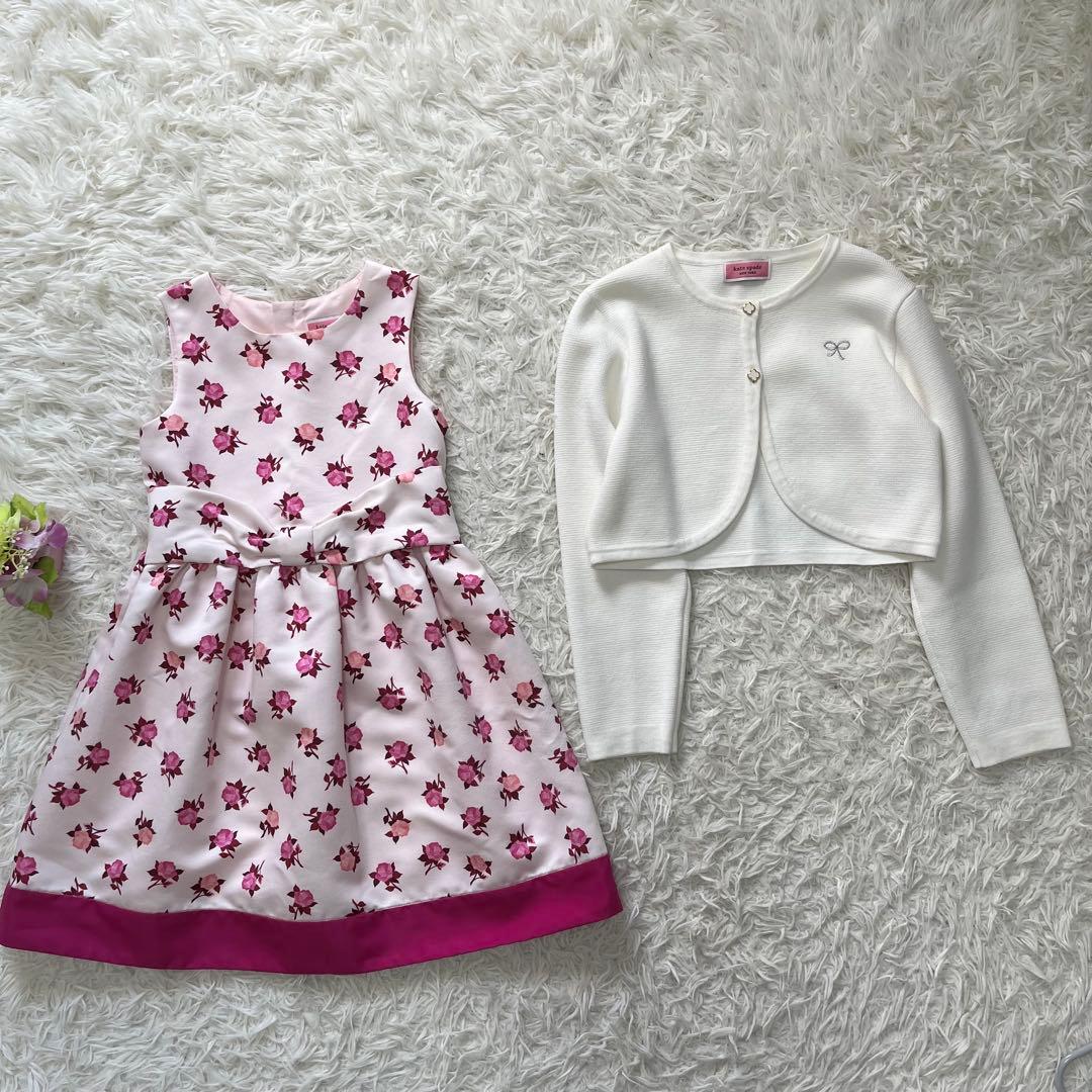 美品✨ケイトスペード　120 フォーマルセットアップ　ワンピース　ボレロ 入学式