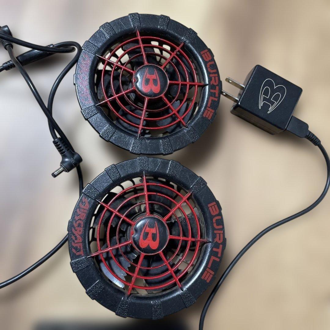 バートル13V 空調服、バッテリー、ファン