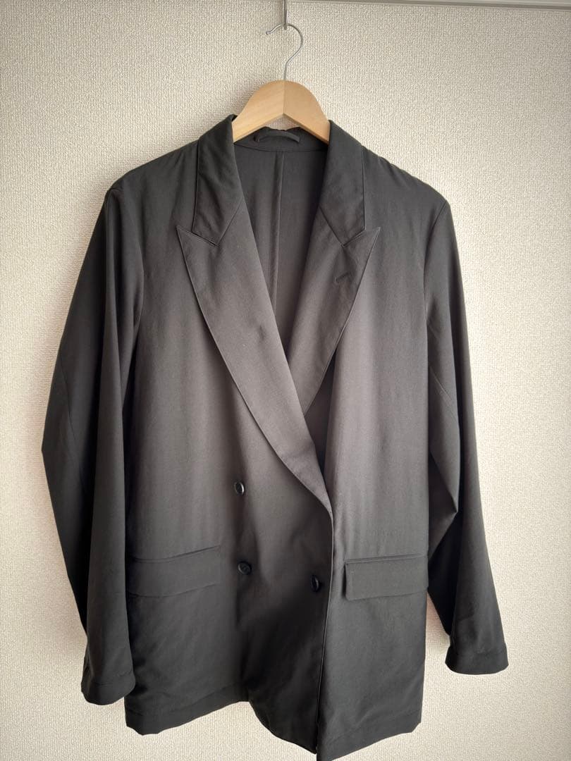 ジャケット・アウター WOOL TROPICAL DOUBLE BREASTED JACKET