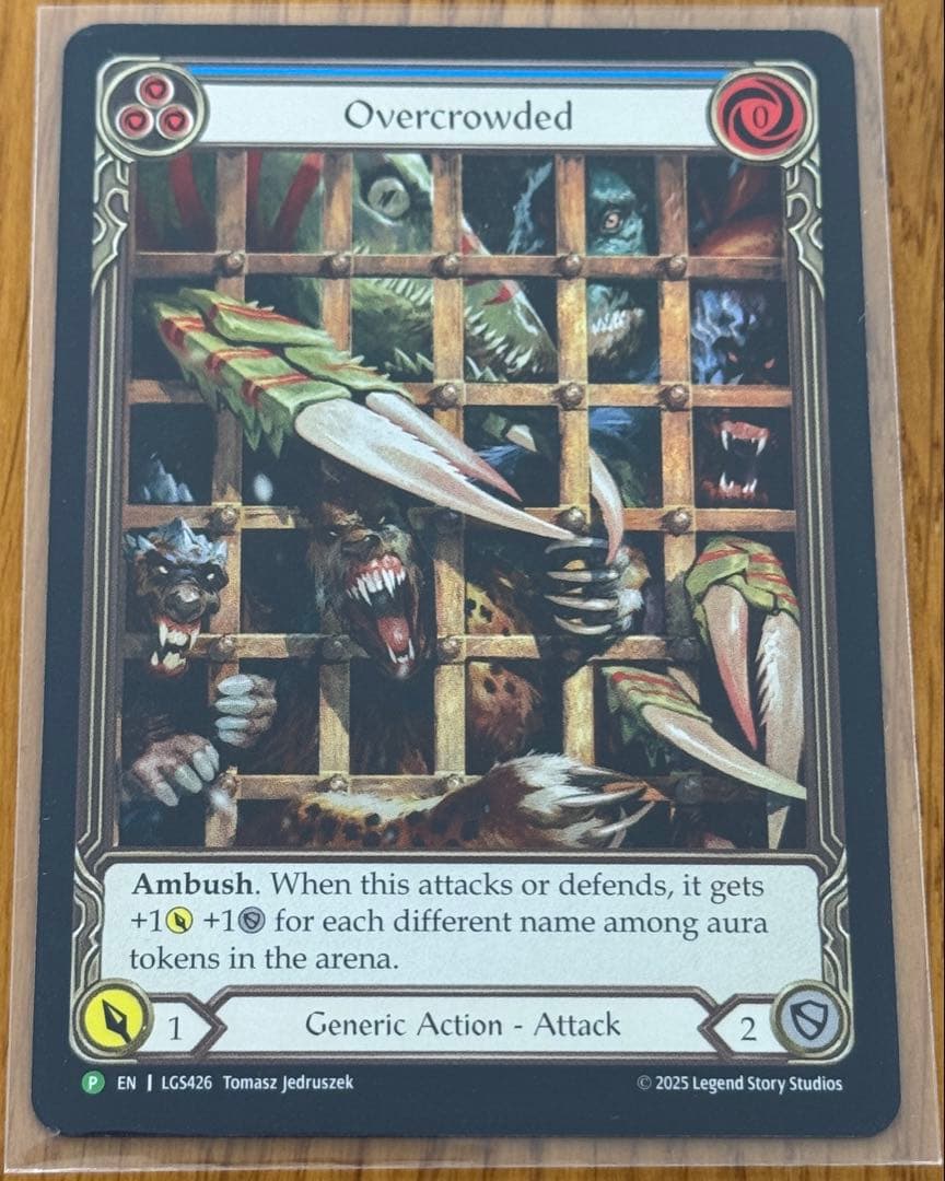 Overcrowded/大混雑 Cold Foil promo