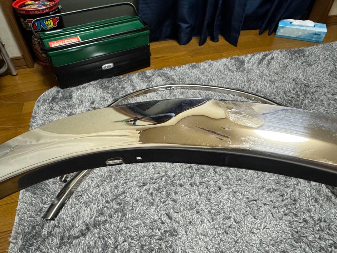 マーク2バン　gx70 純正メッキフェンダーアーチ　4本セット