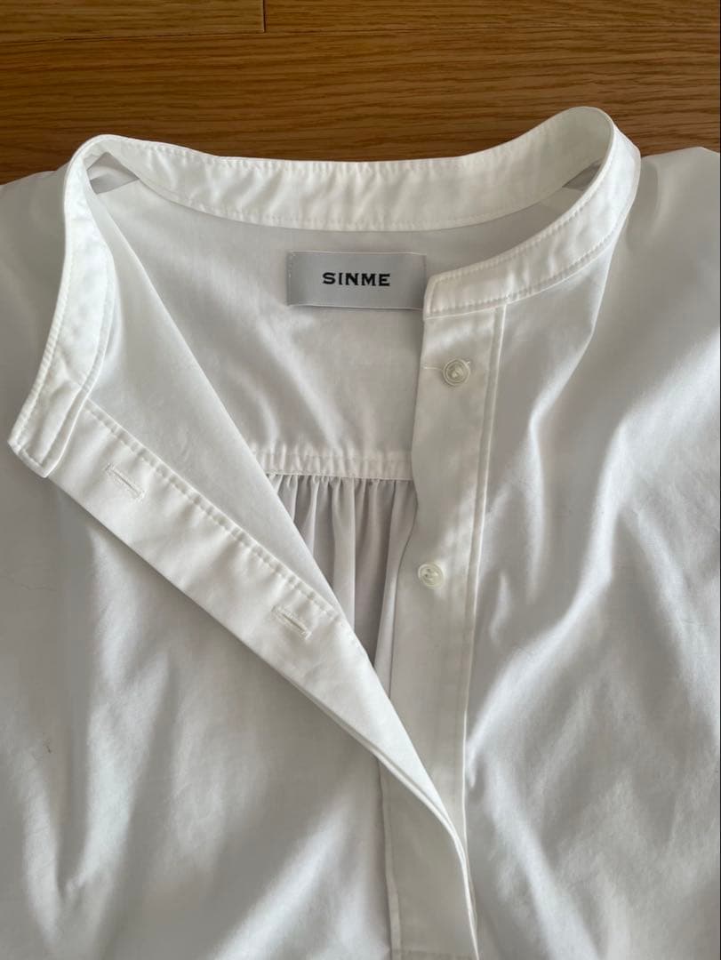 SHINME シンメ　ボリュームシャツ　ホワイト　M