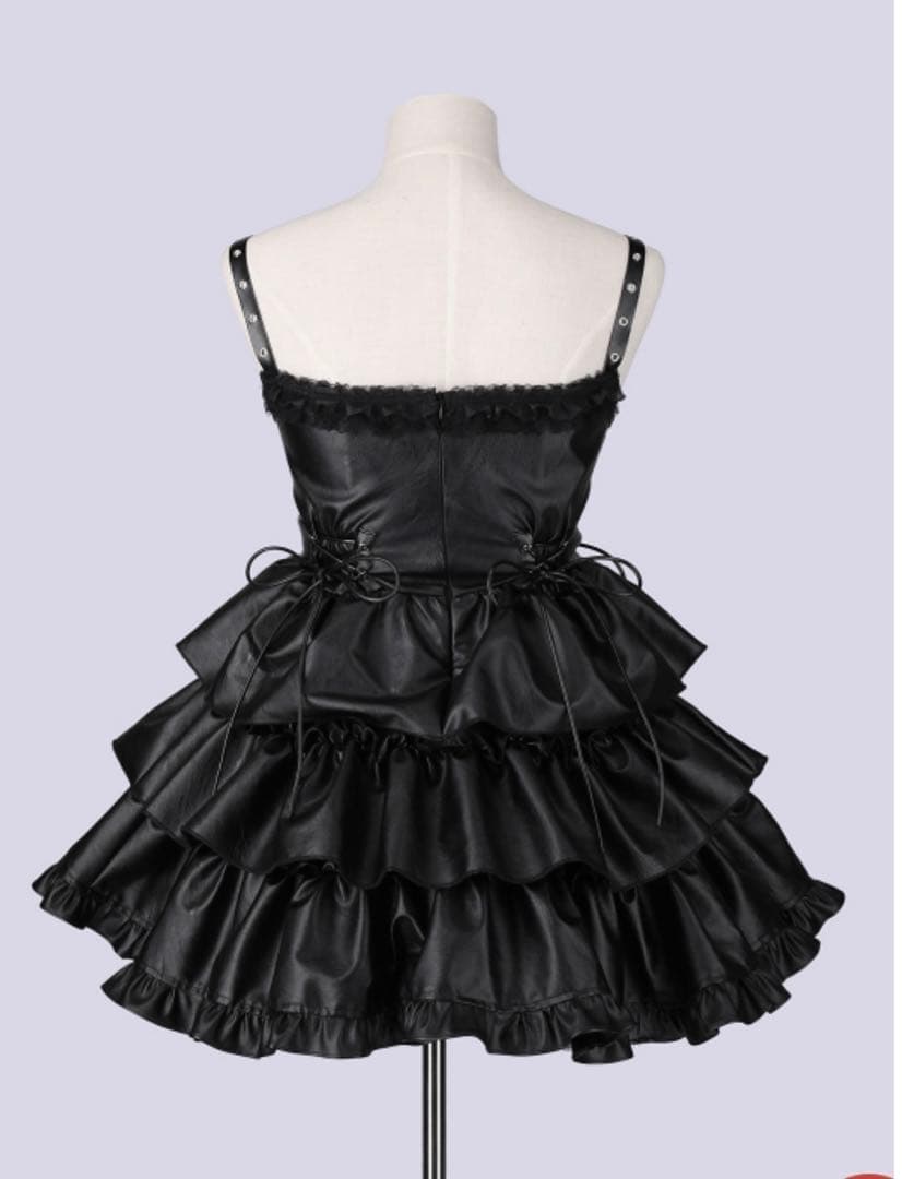 コスプレ衣装 IMVAL / Frill Heart Dress [BLK]