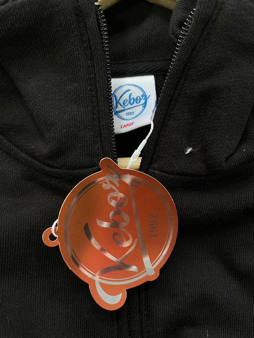 トップス KEBOZ NAGOYA BB LOGO HALF ZIP SWEAT