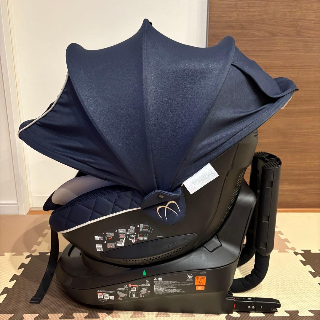 エールべべ　クルット6iグランス　ネイビー　チャイルドシート ISOFIX対応