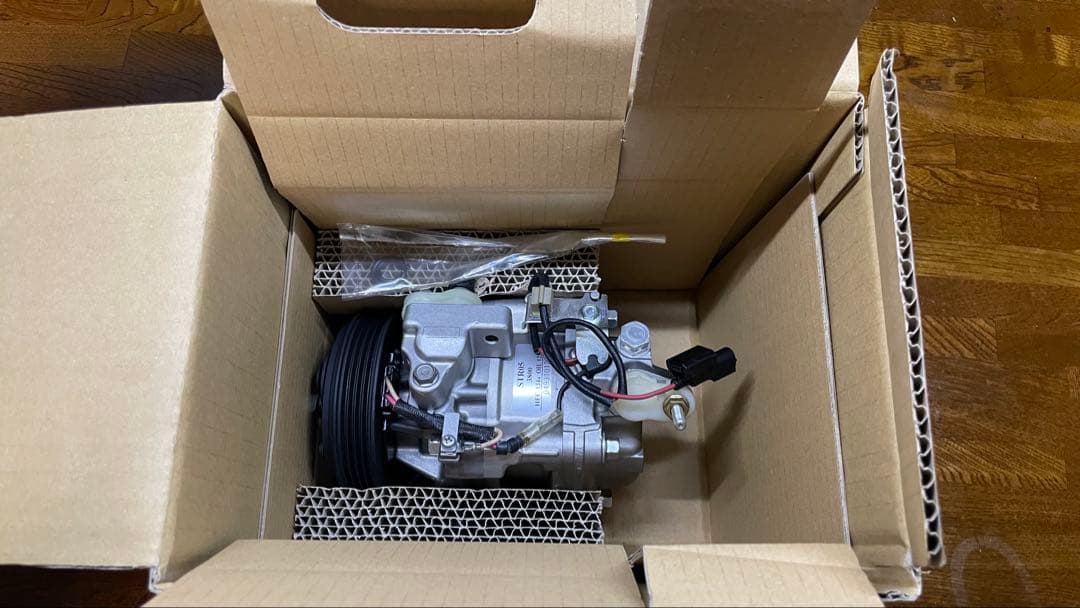 送料込み　エアコン コンプレッサー STR05 3800リビルト品