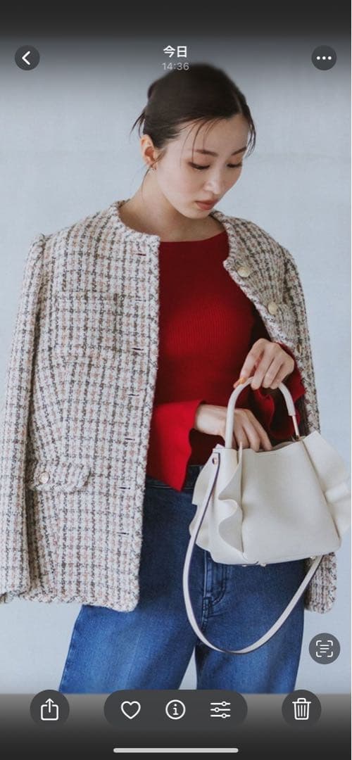 セルフォード　パイピングツイードジャケット