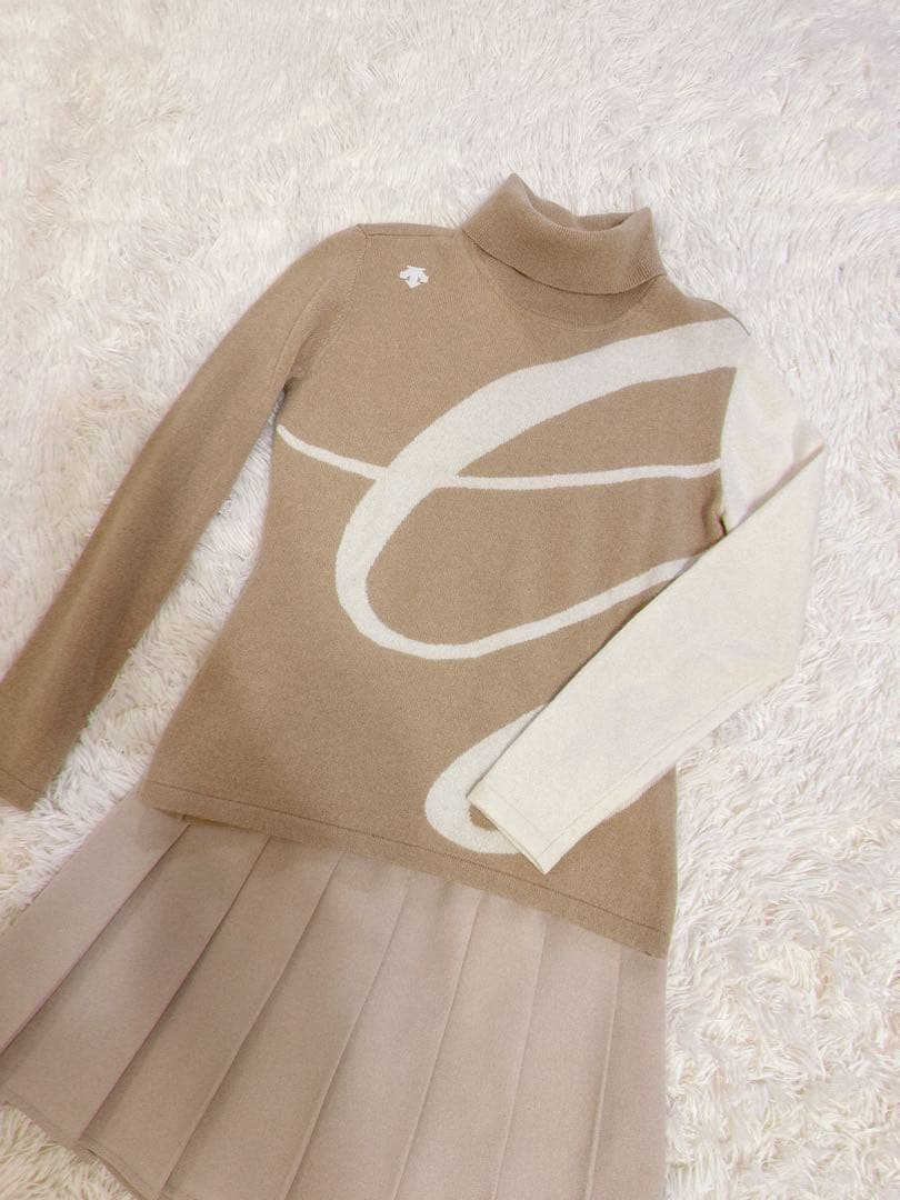 デサントゴルフ ハイネックニット