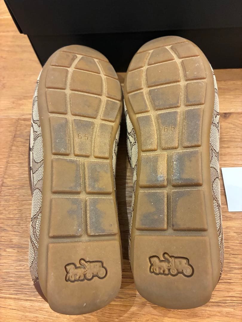 COACH ブラウン ローファー タッセル付き