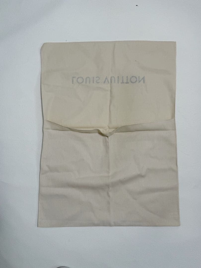 ルイヴィトン　LOUISVUITTON グレー レザー パソコンバッグ　ビジネス