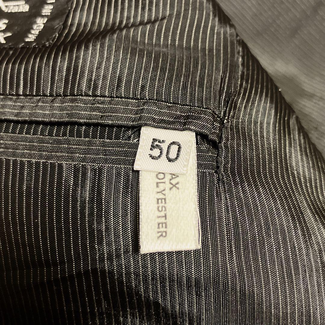 バーニーズニューヨーク　イタリア製　スーツジャケット　メンズ　光沢　XLサイズ