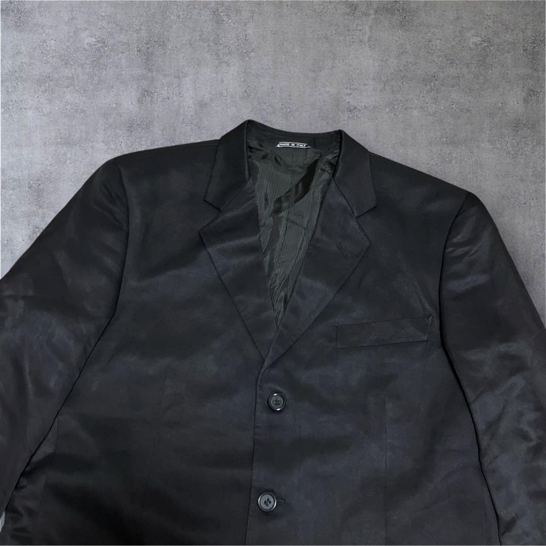 バーニーズニューヨーク　イタリア製　スーツジャケット　メンズ　光沢　XLサイズ