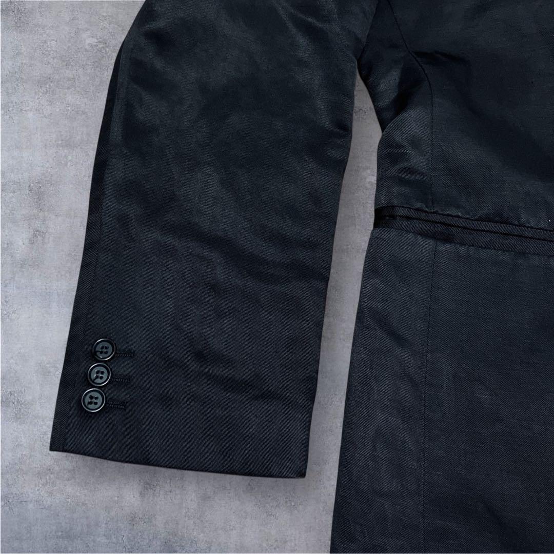 バーニーズニューヨーク　イタリア製　スーツジャケット　メンズ　光沢　XLサイズ