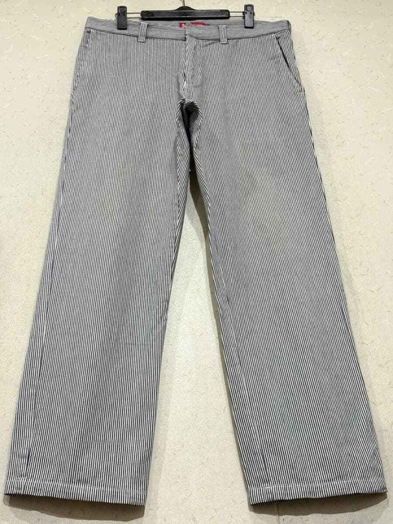 Supreme シュプリームヒッコリーチノワークパンツ 32 BJBE.AB