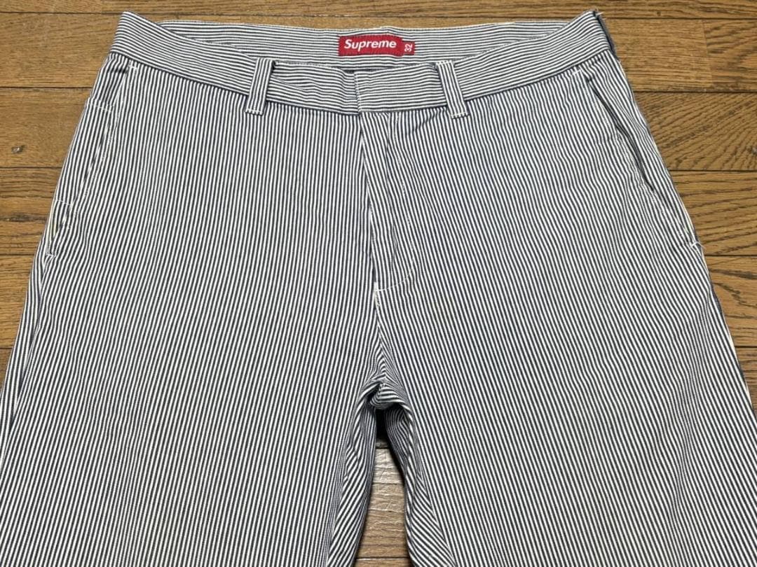 Supreme シュプリームヒッコリーチノワークパンツ 32 BJBE.AB