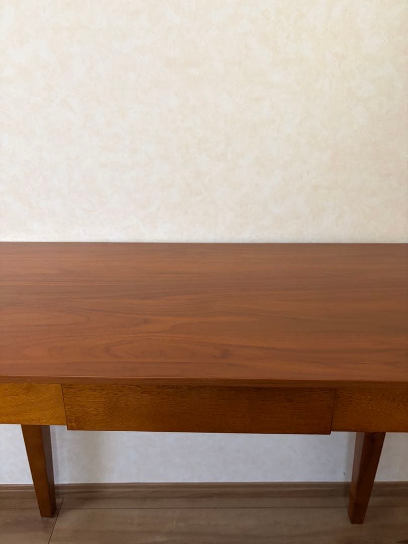 グレイス　幅90cmスリムデスク　ブラウン