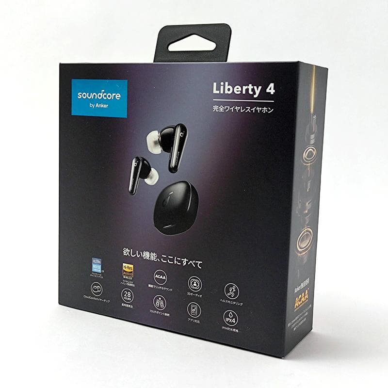 Anker Soundcore Liberty 4 ブラック ワイヤレスイヤホン