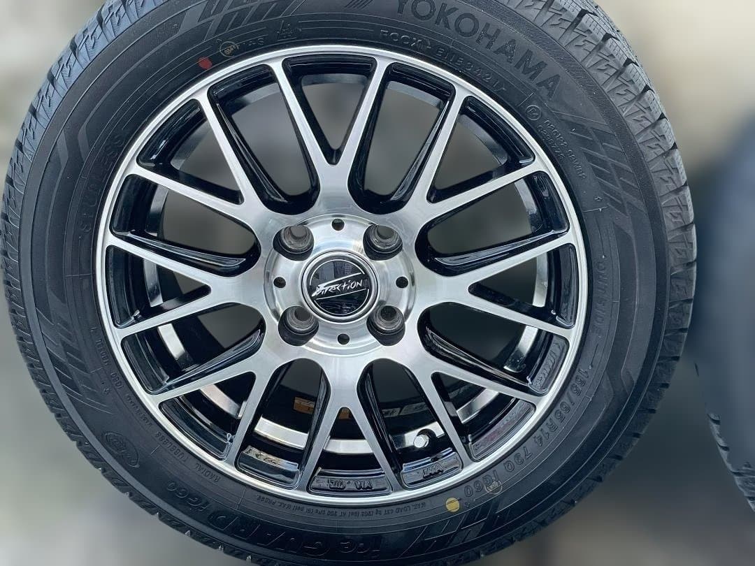 14インチアルミホイール スタッドレス　165/65R14　2本セット①