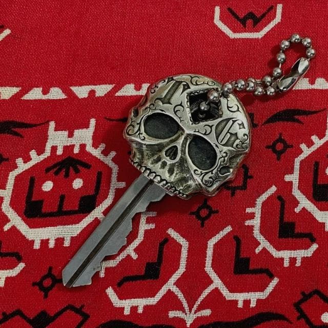 ブラックフラッグ限定 Blackflag × Trygod スカル キーカバー