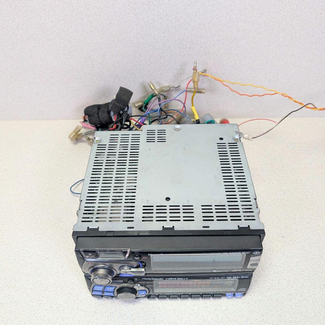 通電確認済◾️ALPINE CDA-9815J 1DINユニット　60W x4