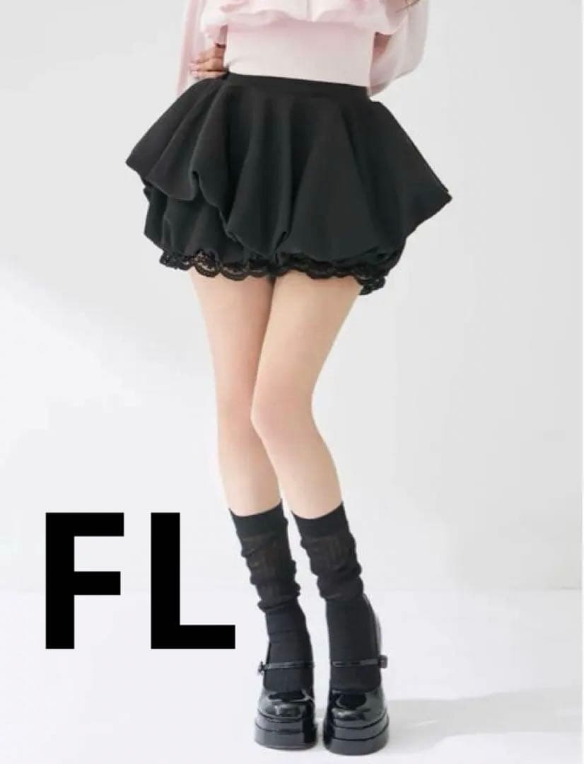 新品タグ付き Darich ダーリッチ ボリュームバルーンミニスカート ブラック