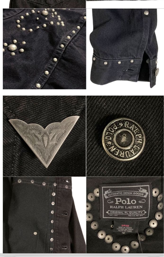 激レアRalph Laurenスタッズデニムジャケットfj channel 着用