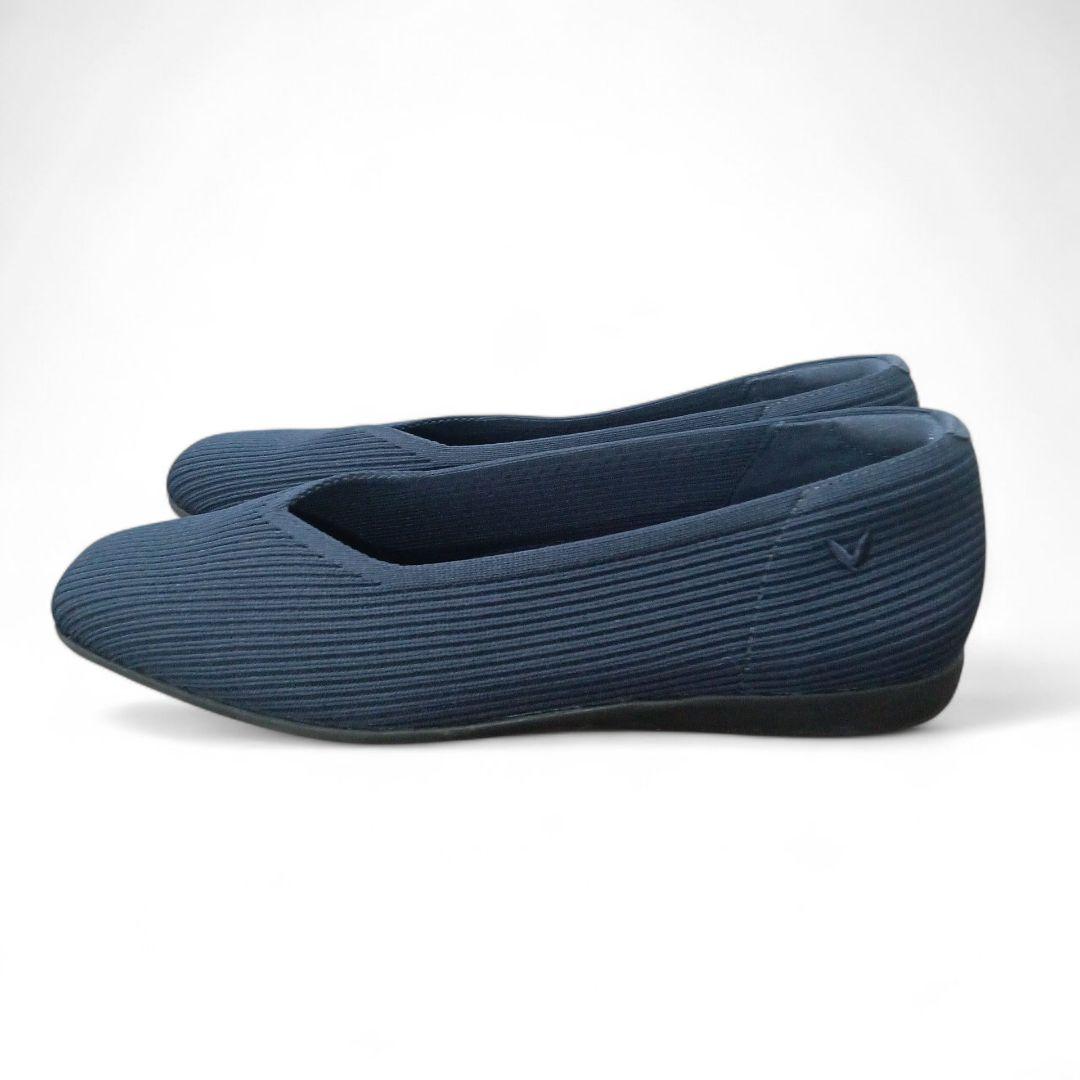 美品★VIVAIA★ビバイア★フラットシューズ★スクエアトゥ★撥水★軽量