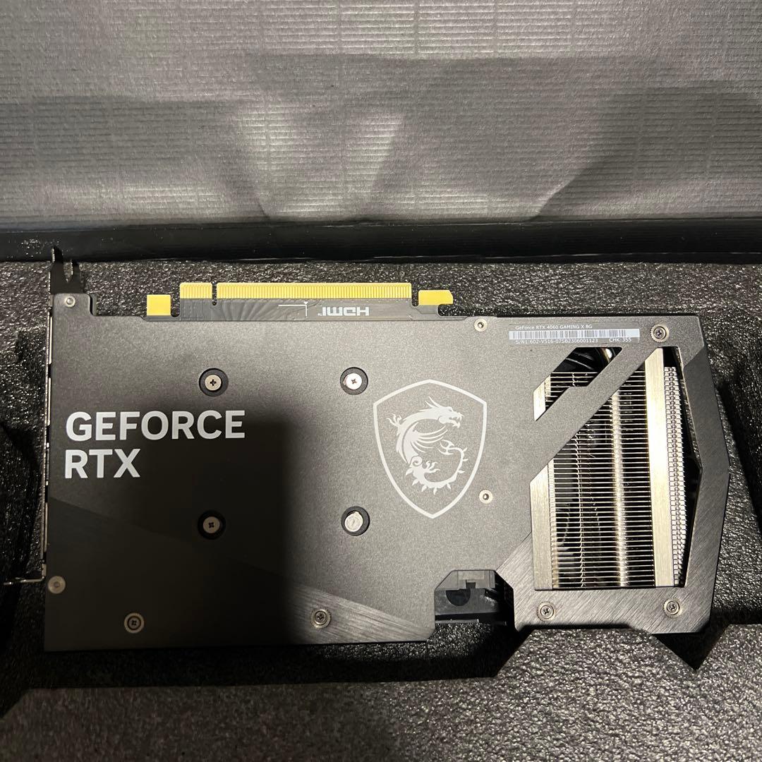 グラフィックボード・グラボ・ビデオカード MSI GeForce RTX 4060 GAMING X 8G