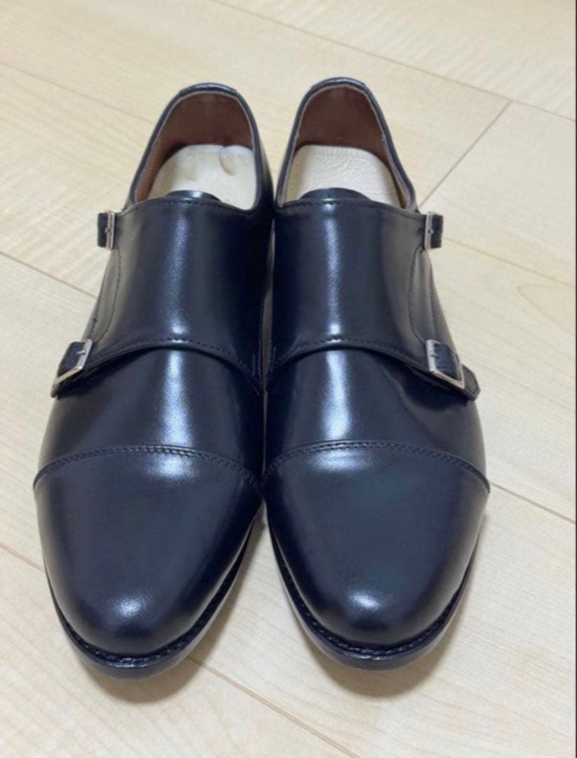 GLENFORD グレンフォード 革靴 ダブルモンクストラップ レザーソール