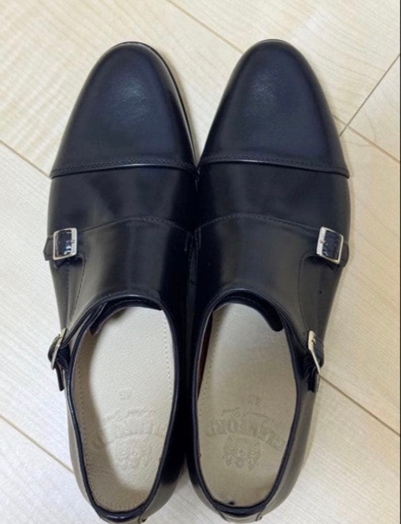 GLENFORD グレンフォード 革靴 ダブルモンクストラップ レザーソール