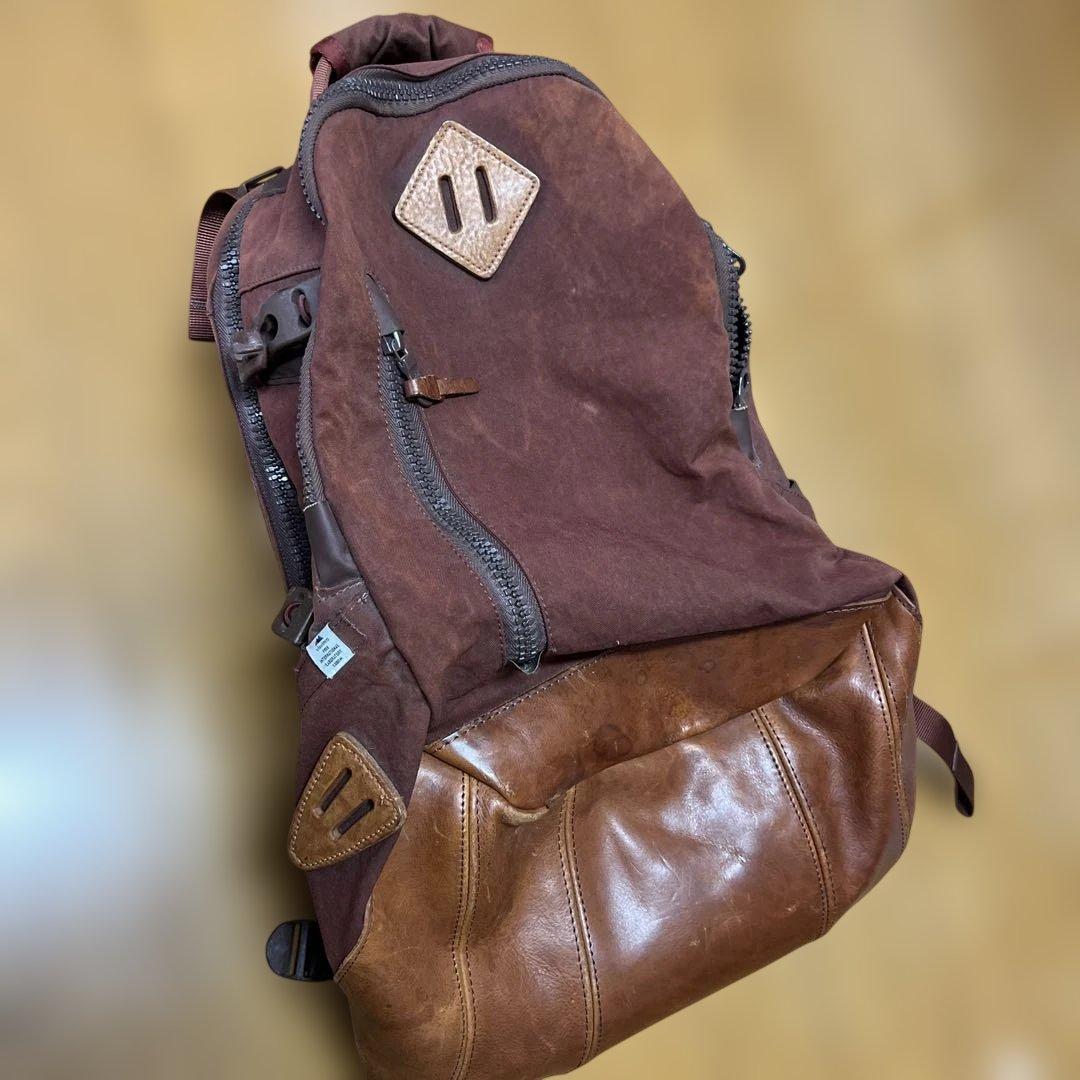 け*ん様 visvim CUBISM バーガンディ リュック