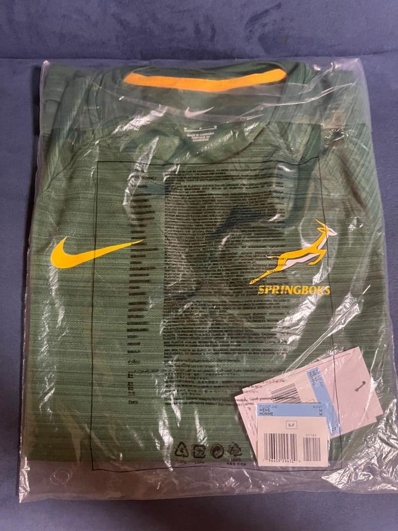 NIKE【新品タグ付き】ラグビー南アフリカ代表トレーニングシャツ海外M