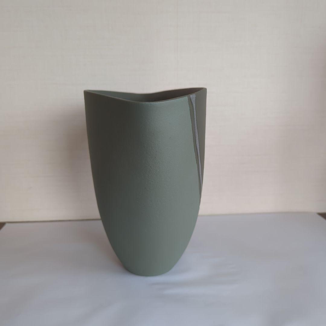 わんわん様ご指定　清水焼生け花華道花器　池坊　生花立花