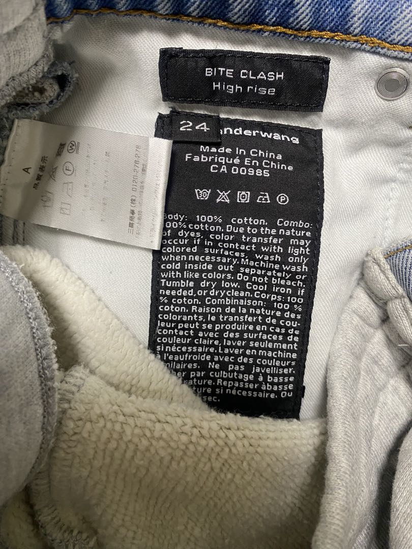 alexander デニム＆スウェットショートパンツ