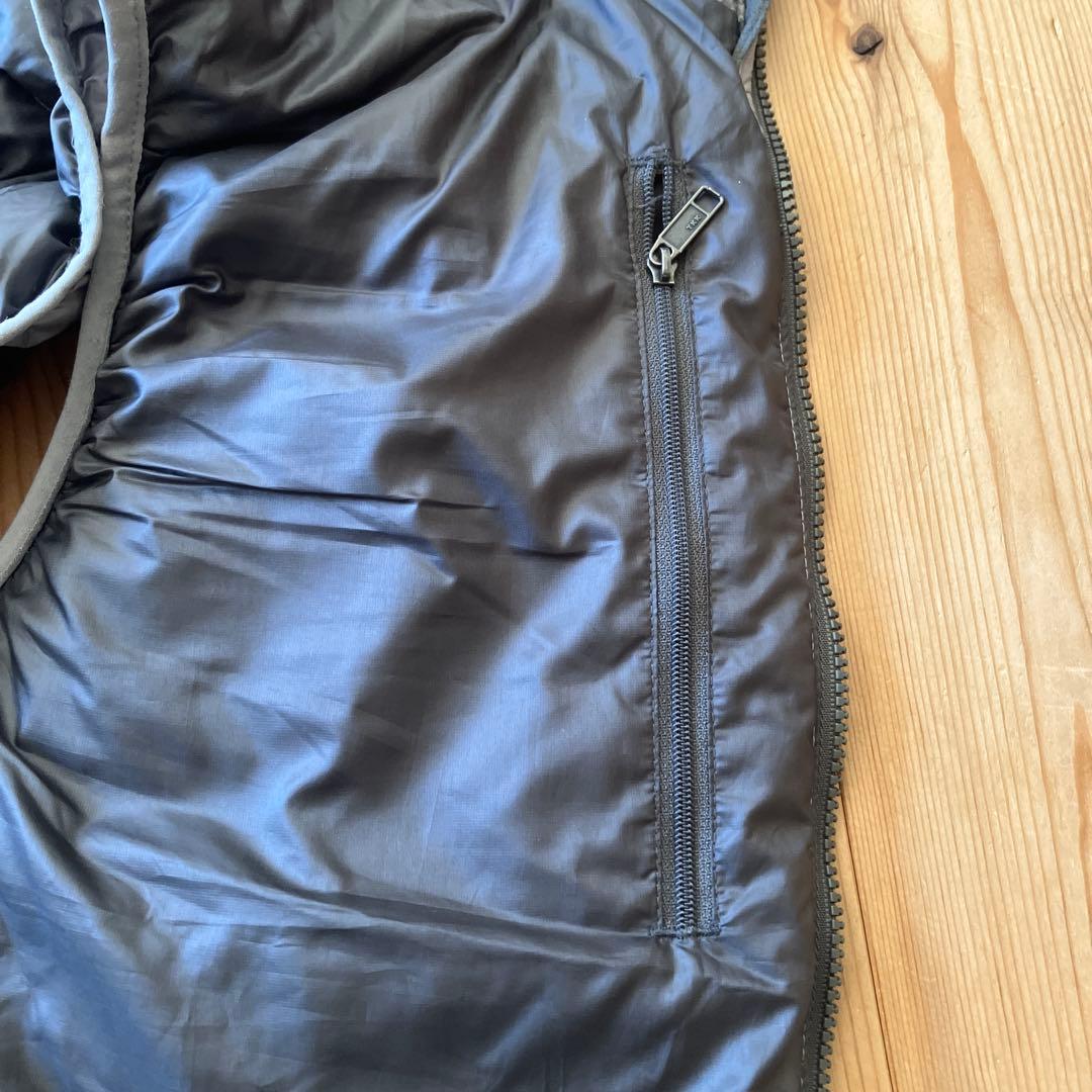 patagonia グレー ダウンベスト S