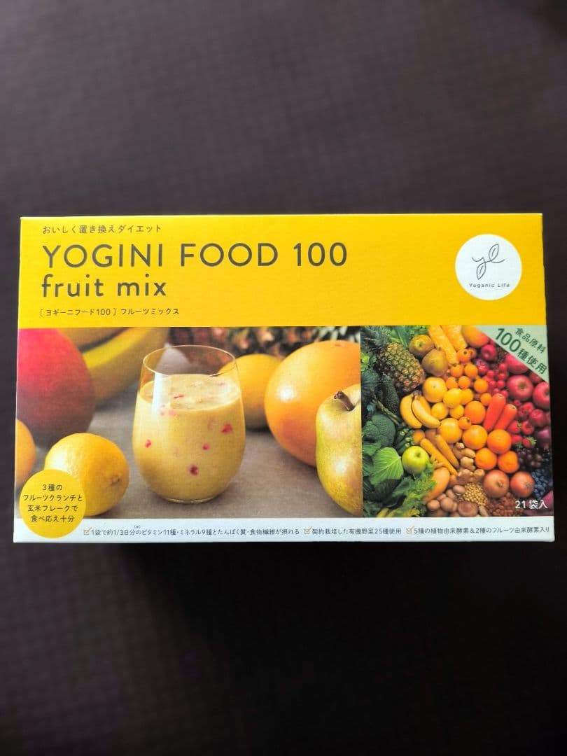 【新品】ヨギーニフードYOGINI FOOD 100 フルーツミックス 21袋
