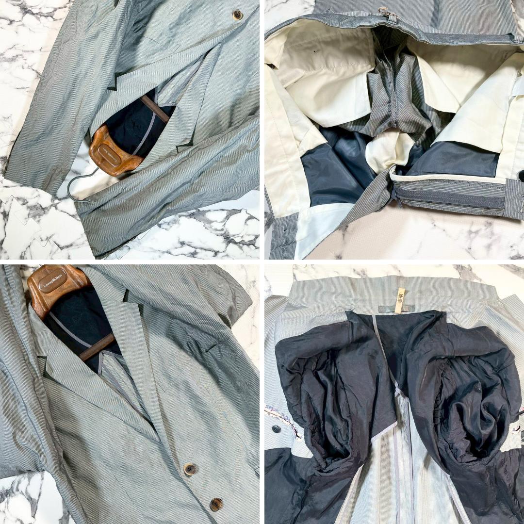 ✨シルク混/セットアップ✨(L) Paul Smith シングル スーツ グレー