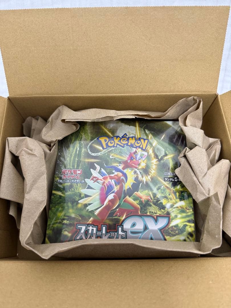 未開封ポケモンカードゲーム スカーレットexシュリンク付き