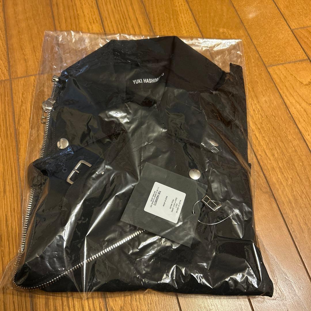 【新品最安値】ユウキハシモト　ライダースジレ　ブラック　フリーサイズ