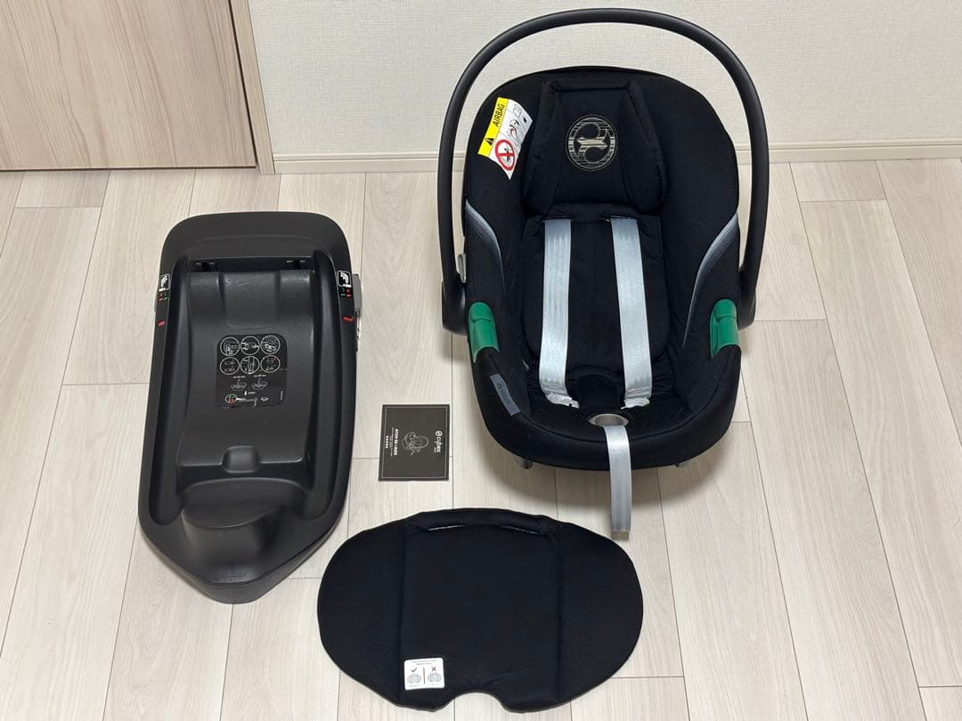 Cybex ATON S2 ＋新生児インレイ＋ベースワン メリオカーボンアダプタ