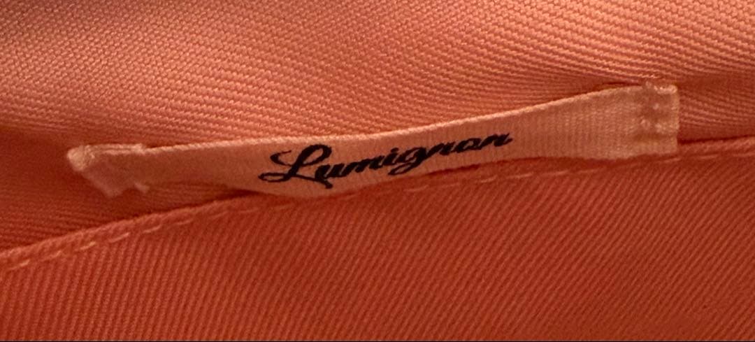 Lumignon houndstooth 2way bag ピンク