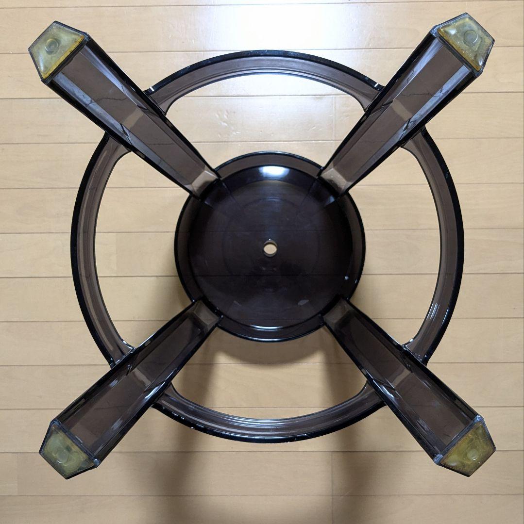 美品 Kartell カルテル チャールズゴースト 65 スモーク スツール