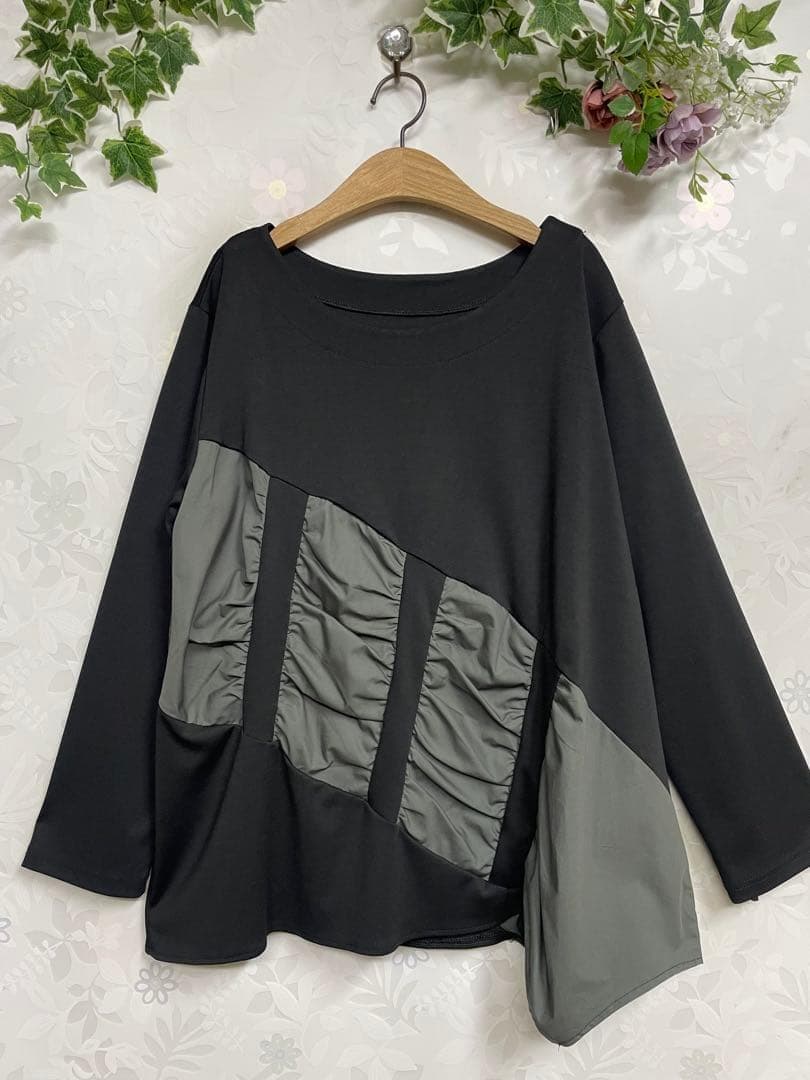 デブリンコ256BRILLANTEステッチデザイン異素材切り替えTU