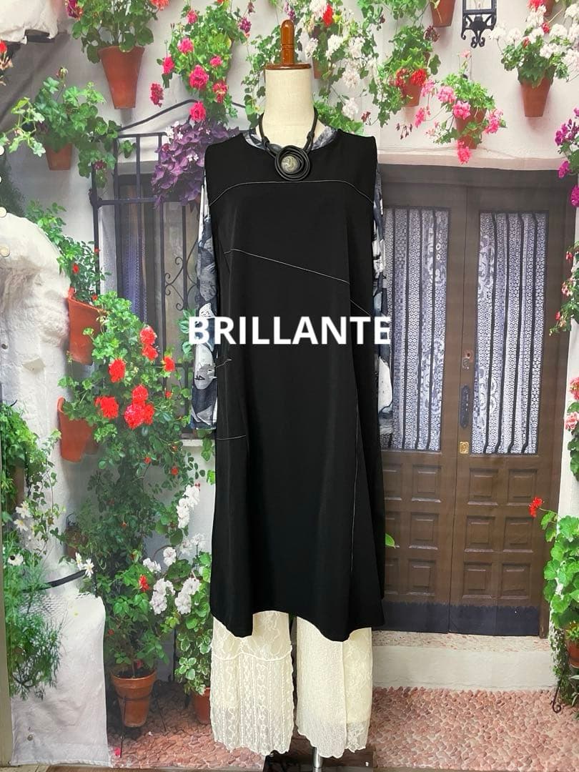 デブリンコ256BRILLANTEステッチデザイン異素材切り替えTU